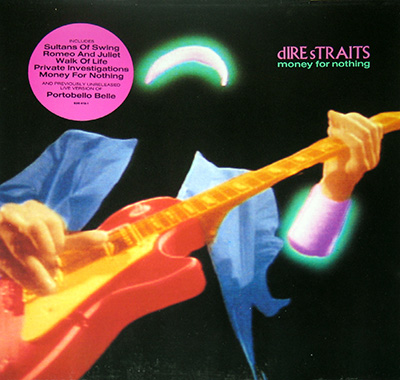 DIRE STRAITS - Money for Nothing (1988, UK)  album front cover vinyl record